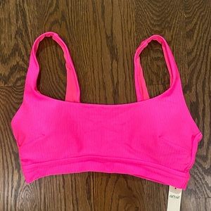 Hot pink sparkly bikini top